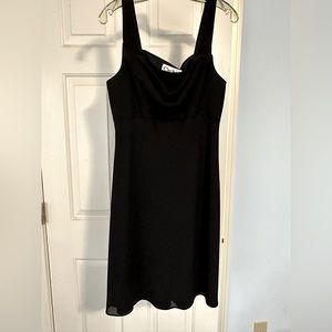Women’s black cocktail dress